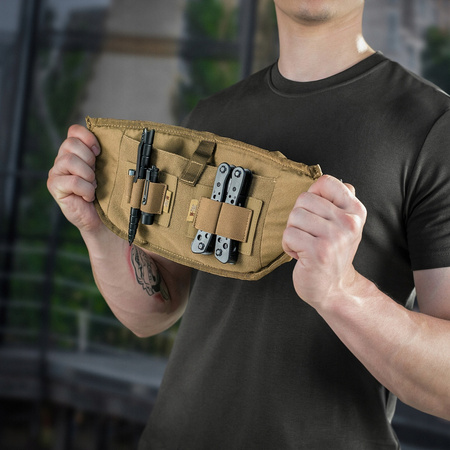 NERKA TAKTYCZNA SASZETKA TORBA BIODROWA M-TAC ELITE HEX - COYOTE - PUSTYNNY