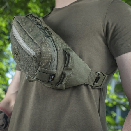 NERKA TAKTYCZNA SASZETKA TORBA BIODROWA M-TAC ELITE HEX - RANGER GREEN
