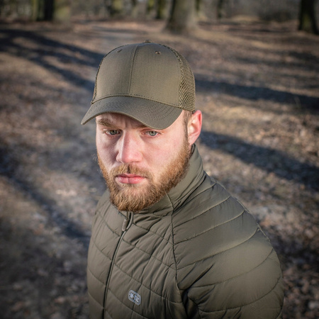 CZAPKA Z DASZKIEM BEJSBOLÓWKA MĘSKA M-TAC VENT FLEX RIP-STOP - DARK OLIVE