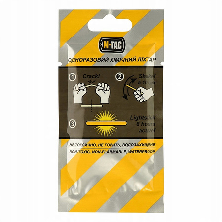 ŚWIATŁO CHEMICZNE ŚWIETLIK LIGHTSTICK GLOWSTICK M-TAC - 10 SZTUK - CZERWONE