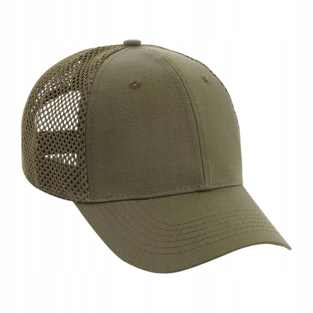 CZAPKA Z DASZKIEM BEJSBOLÓWKA MĘSKA M-TAC VENT FLEX RIP-STOP - DARK OLIVE