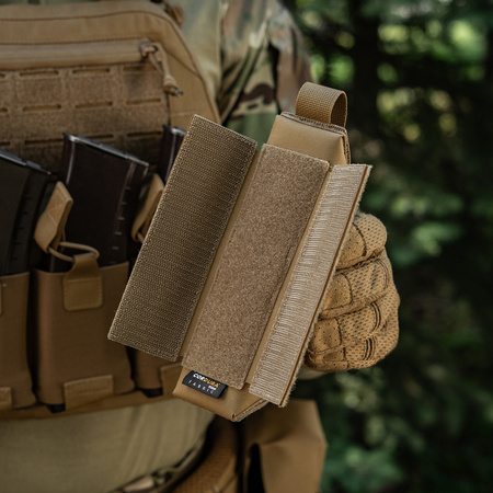 M-TAC - ZAMKNIĘTA ŁADOWNICA NA STAZĘ TYPU CAT / KABURA / MOCOWANIE NA RZEP - ELITE FLAP - COYOTE - 10347005