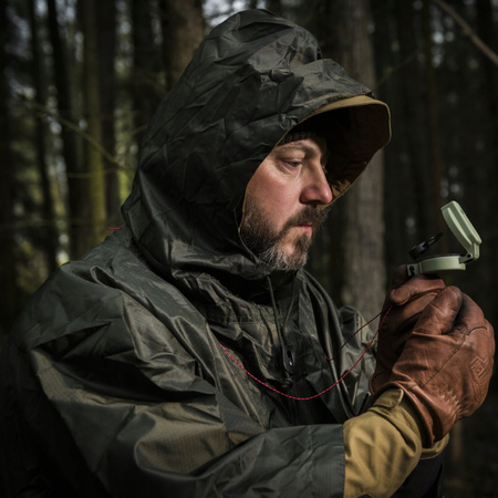 PONCHO PELERYNA PRZECIWDESZCZOWA PAŁATKA HELIKON U.S. MODEL US WOODLAND M81