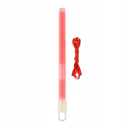 ŚWIATŁO CHEMICZNE ŚWIETLIK LIGHTSTICK GLOWSTICK M-TAC 15CM 24H CZERWONE