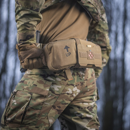 M-TAC - APTECZKA TAKTYCZNA / POZIOMY ZASOBNIK MEDYCZNY TYPU IFAK - ELITE LARGE - COYOTE (10238005)