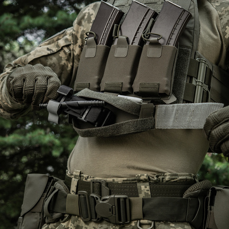 M-TAC - ZAMKNIĘTA ŁADOWNICA NA STAZĘ TYPU CAT / KABURA / MOCOWANIE NA RZEP - ELITE FLAP - RANGER GREEN (10347023)