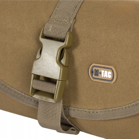 KOSMETYCZKA TURYSTYCZNA WISZĄCA TORBA TOALETOWA PODRÓŻNA M-TAC COYOTE KHAKI