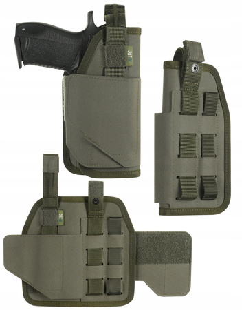 KABURA GLOCK 17 PRAWA UNIWERSALNA M-TAC ELITE CORDURA MOLLE - RANGER GREEN