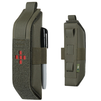 M-TAC - ZAMKNIĘTA ŁADOWNICA NA STAZĘ TYPU CAT / KABURA / MOCOWANIE MOLLE - ELITE FLAP - RANGER GREEN (10393023)