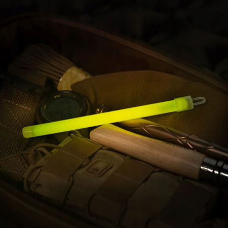 ŚWIATŁO CHEMICZNE ŚWIETLIK LIGHTSTICK GLOWSTICK M-TAC DUŻE 15CM 24H ŻÓŁTE