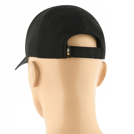 CZAPKA Z DASZKIEM SOFTSHELL M-TAC FLEX LIGHTWEIGHT DWR L/XL - CZARNA BLACK