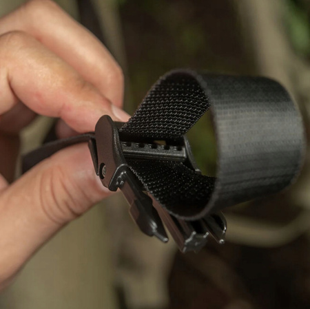 PAS KOMPRESYJNY NYLONOWY Z KLAMRĄ FASTEX M-TAC GEN. II 100 CM CZARNY BLACK