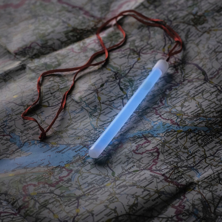 ŚWIATŁO CHEMICZNE ŚWIETLIK LIGHTSTICK GLOWSTICK M-TAC 15CM 24H NIEBIESKIE