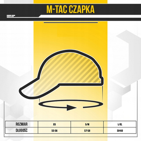CZAPKA Z DASZKIEM BEJSBOLÓWKA MĘSKA M-TAC VENT FLEX RIP-STOP - ARMY OLIVE