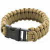 BRANSOLETKA SURVIVALOWA TAKTYCZNA PARACORD 550 M-TAC COBRA M - COYOTE KHAKI