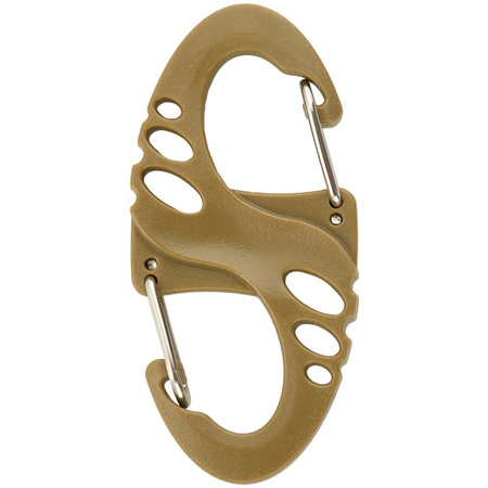 DWUSTRONNY KARABIŃCZYK TYPU S-HOOK BRELOK DO KLUCZY ABS M-TAC COYOTE