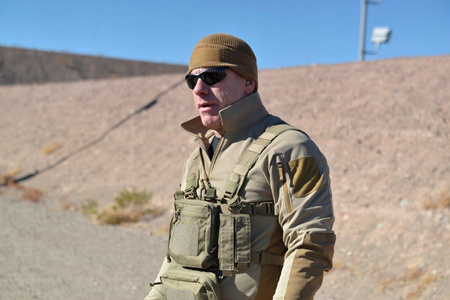 CZAPKA ZIMOWA POLAROWA HELIKON RANGE BEANIE GRID FLEECE USMC L/XL - COYOTE