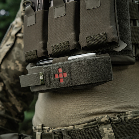 M-TAC - ZAMKNIĘTA ŁADOWNICA NA STAZĘ TYPU CAT / KABURA / MOCOWANIE NA RZEP - ELITE FLAP - RANGER GREEN (10347023)