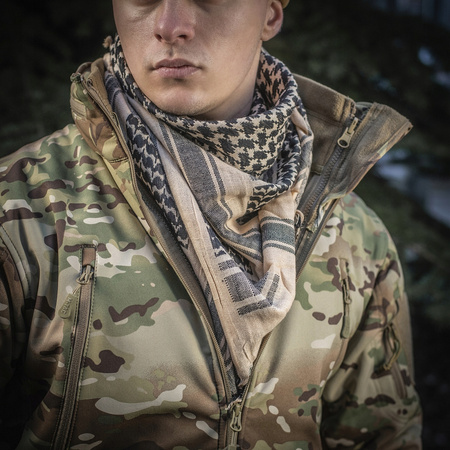 ARAFATKA CHUSTA OCHRONNA M-TAC SHEMAGH WZÓR W CZASZKI - COYOTE BROWN KHAKI