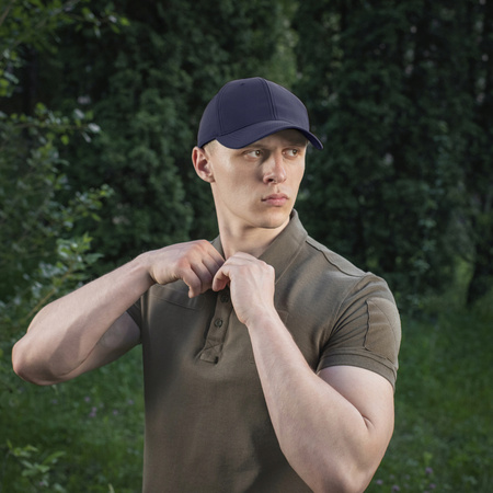 CZAPKA Z DASZKIEM SOFTSHELL M-TAC FLEX LIGHTWEIGHT DWR L/XL DARK NAVY BLUE