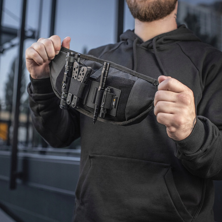 NERKA TAKTYCZNA SASZETKA TORBA BIODROWA M-TAC ELITE HEX - CZARNA BLACK