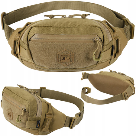 NERKA TAKTYCZNA SASZETKA TORBA BIODROWA M-TAC ELITE HEX - COYOTE - PUSTYNNY
