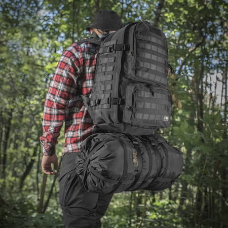 WOREK KOMPRESYJNY 40L TRANSPORTOWY WODOODPORNY DUŻY XL XLARGE M-TAC CZARNY