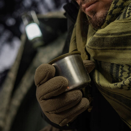 TERMOS TURYSTYCZNY 1L PRÓŻNIOWY PODWÓJNE ŚCIANKI M-TAC MILITARNY - OLIVE