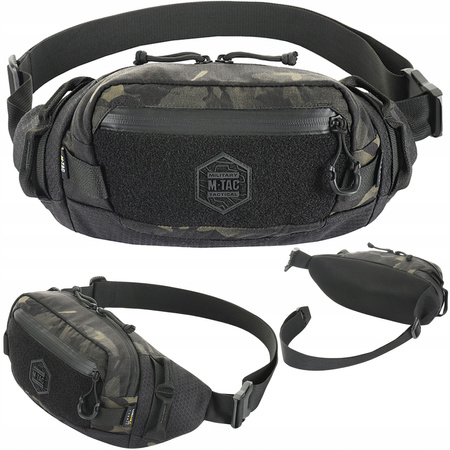 NERKA TAKTYCZNA SASZETKA TORBA BIODROWA M-TAC ELITE HEX - MULTICAM BLACK