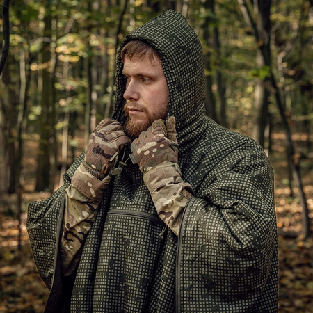 PONCZO PONCHO UNIWERSALNE HELIKON SWAGMAN ROLL - DESERT NIGHT CAMO ZIELONE