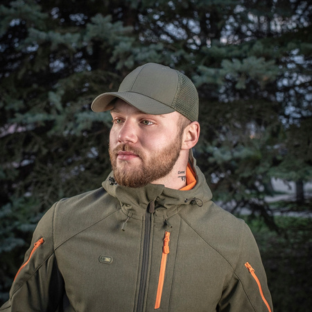 CZAPKA Z DASZKIEM BEJSBOLÓWKA MĘSKA M-TAC VENT FLEX RIP-STOP - ARMY OLIVE