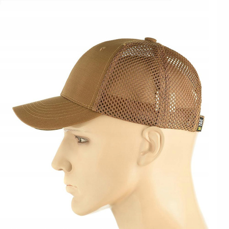 CZAPKA Z DASZKIEM BEJSBOLÓWKA MĘSKA M-TAC VENT FLEX RIP-STOP L/XL - COYOTE