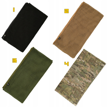 SIATKA MASKUJĄCA SZAL SNAJPERSKI CHUSTA M-TAC BAWEŁNA 180X80 ZIELONY OLIVE