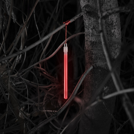 ŚWIATŁO CHEMICZNE ŚWIETLIK LIGHTSTICK GLOWSTICK M-TAC 15CM 24H CZERWONE