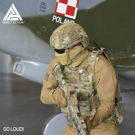 DIRECT ACTION - KOMIN WIELOFUNKCYJNY - NECK GAITER FR - POLARTEC - COYOTE - CP-NGFR-CDL-LTC