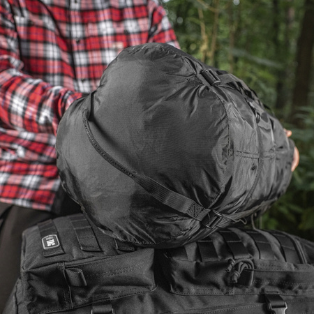 WOREK KOMPRESYJNY 40L TRANSPORTOWY WODOODPORNY DUŻY XL XLARGE M-TAC CZARNY