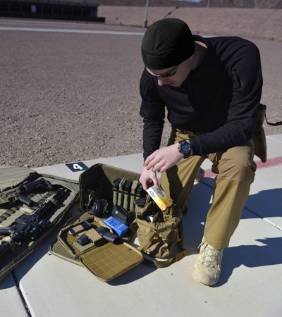 CZAPKA ZIMOWA POLAROWA HELIKON RANGE BEANIE GRID FLEECE USMC L/XL - CZARNA