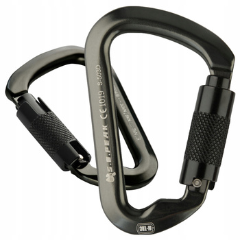 KARABIŃCZYK ASEKURACYJNY D-HOOK Z BLOKADĄ KEY-LOC TWIST-LOCK AUTOMAT M-TAC