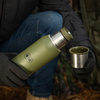 TERMOS TURYSTYCZNY 1,3L PRÓŻNIOWY PODWÓJNE ŚCIANKI M-TAC MILITARNY - OLIVE