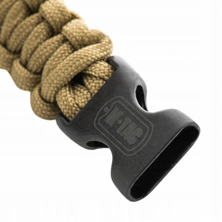 BRANSOLETKA SURVIVALOWA TAKTYCZNA PARACORD 550 M-TAC COBRA L COYOTE KHAKI