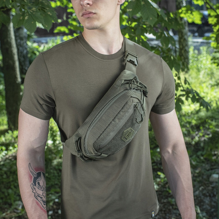 NERKA TAKTYCZNA SASZETKA TORBA BIODROWA M-TAC ELITE HEX - RANGER GREEN