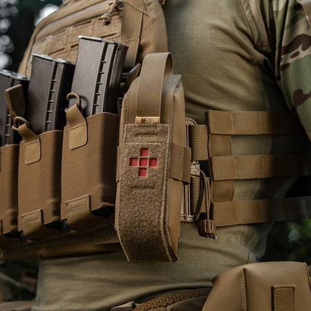 M-TAC - ZAMKNIĘTA ŁADOWNICA NA STAZĘ TYPU CAT / KABURA / MOCOWANIE NA RZEP - ELITE FLAP - COYOTE - 10347005