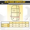 WOREK KOMPRESYJNY 40L TRANSPORTOWY WODOODPORNY DUŻY XL XLARGE M-TAC CZARNY