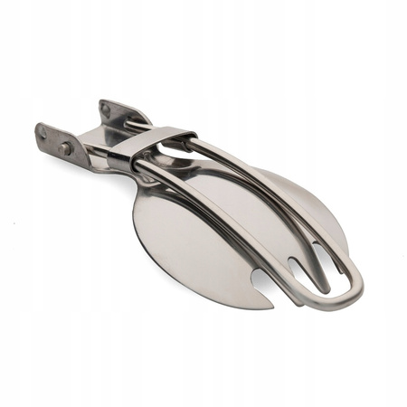 SKŁADANA ŁYŻKA SPORK NIEZBĘDNIK UNIWERSALNY 2W1 M-TAC STAL NIERDZEWNA