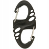 DWUSTRONNY KARABIŃCZYK TYPU S-HOOK BRELOK DO KLUCZY ABS M-TAC CZARNY BLACK