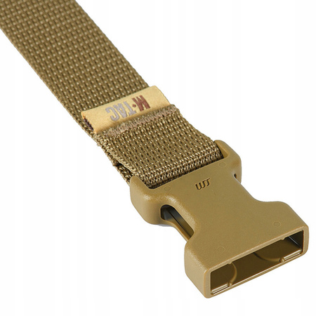 PAS KOMPRESYJNY NYLONOWY Z KLAMRĄ FASTEX M-TAC GEN. II 100 CM COYOTE KHAKI