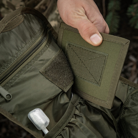 KOSMETYCZKA TURYSTYCZNA WISZĄCA TORBA TOALETOWA PODRÓŻNA M-TAC - OLIVE