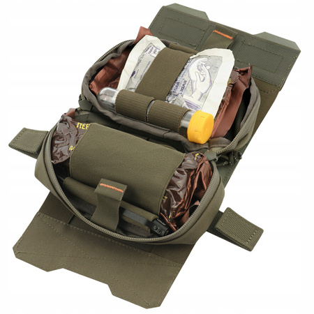 M-TAC - APTECZKA TAKTYCZNA / POZIOMY ZASOBNIK MEDYCZNY TYPU IFAK - ELITE SMALL- RANGER GREEN (10163023)