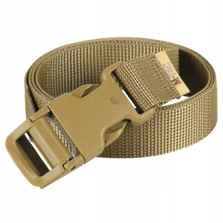 PAS KOMPRESYJNY NYLONOWY Z KLAMRĄ FASTEX M-TAC GEN. II 100 CM COYOTE KHAKI