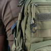 DWUSTRONNY KARABIŃCZYK TYPU S-HOOK BRELOK DO KLUCZY ABS M-TAC OLIVE ZIELONY